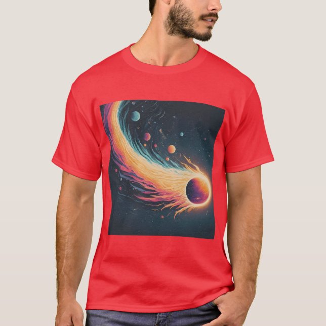 ** Comet Curves T-Shirt Designs  ** (Front)