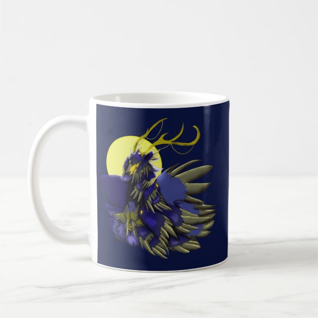 Comet Dark Fantasy Collection Reindeer Mug (Left)