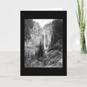 Comet Falls, Mount Rainier, WA 1922 Card