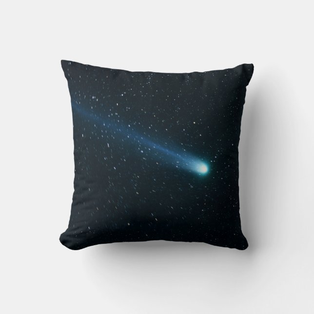 Comet in Night Sky Cushion (Front)