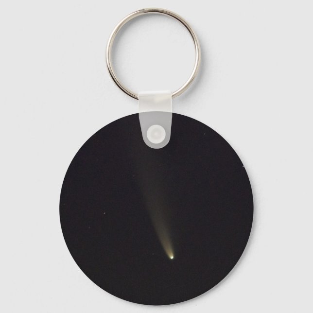Comet NEOWISE in Night Sky Key Ring (Front)