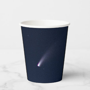 Comet NEOWISE in Night Sky Paper Cups