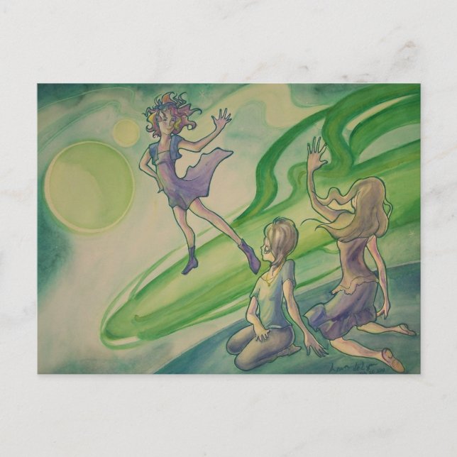 Comet Passerby Postcard (Front)