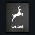 Comet Poster<br><div class="desc">One of Santa Claus' reindeer.</div>