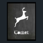 Comet Poster<br><div class="desc">One of Santa Claus' reindeer.</div>