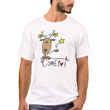 Comet Reindeer Christmas Tshirts and Gifts