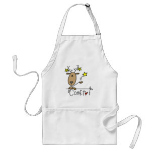 Comet Reindeer Christmas Tshirts and Gifts Standard Apron
