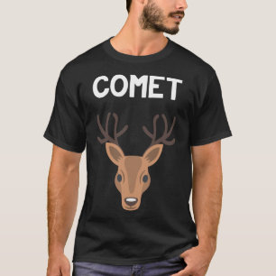 Comet Santa Reindeer Matching Family Group Christm T-Shirt