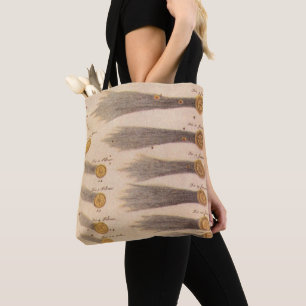 Comets by Stanislaw Lubieniecki, Vintage Astronomy Tote Bag