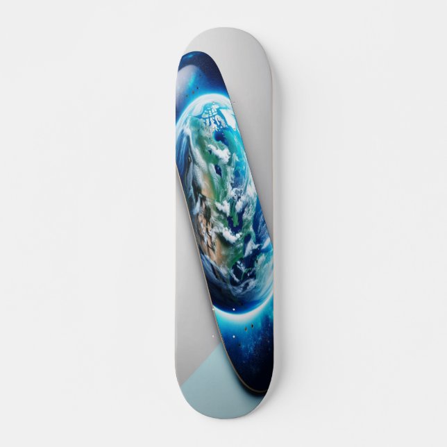 Comet's Celestial Dance Skateboard (Front)