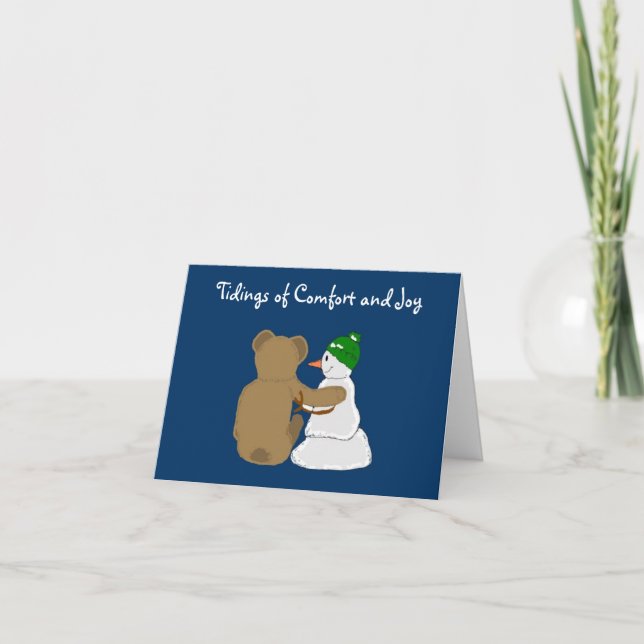 Comfort And Joy Holiday Card (Front)