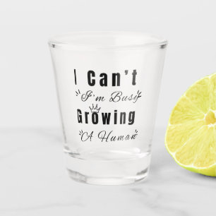 Comfort Colors Pregnancy Announcement Shot Glass