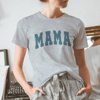 Comfort Colour MAMA Life Shirts Vintage Blue