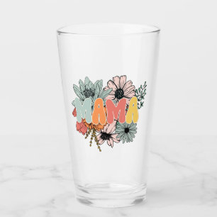 Comfort Colours® Retro floral Mama, Mother's Day Glass