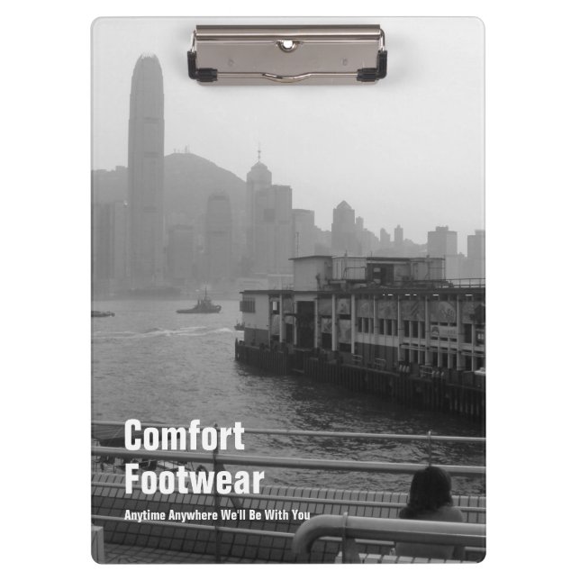Comfort Footwear in Hong Kong with your name Clipboard (Front)