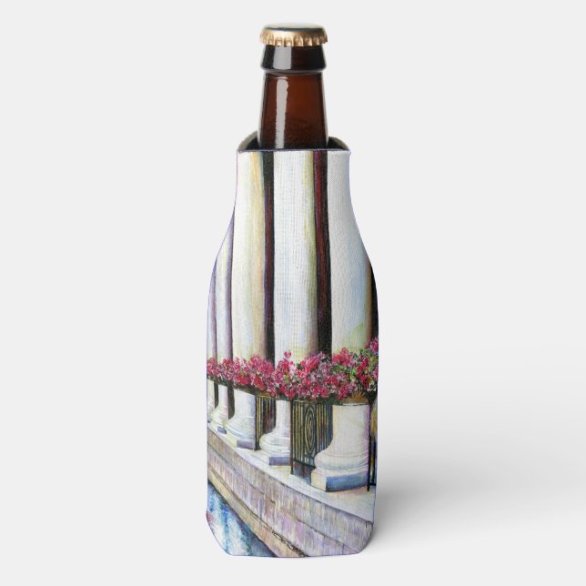 Comfort is the Enemy of Progress Bottle Cooler (Bottle Front)