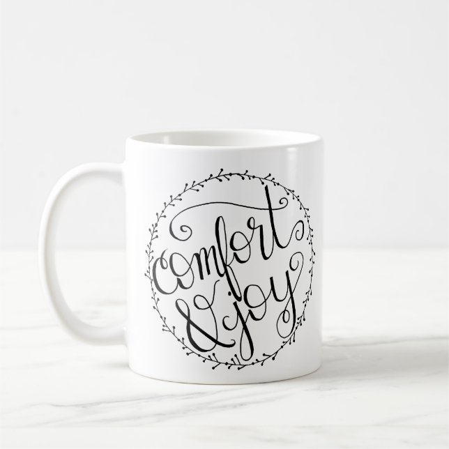 Comfort & Joy Christmas Mug (Left)