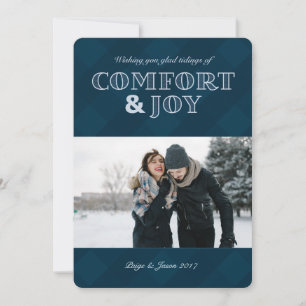 Comfort & Joy Holiday Photo Card