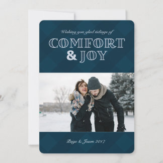 Comfort & Joy Holiday Photo Card