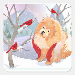 COMFORT & JOY rough Chow stickers