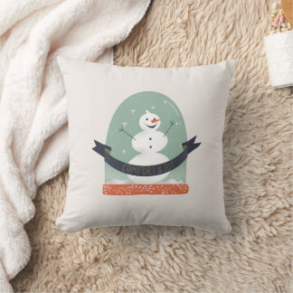 Comfort & Joy Snowman Cushion