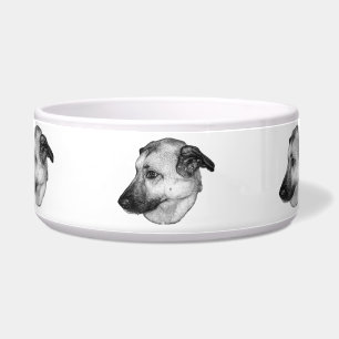 Comfort Meal, Grayscale Bowl