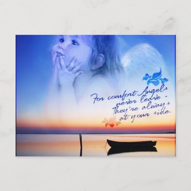 comfort of angels postcard (Front)