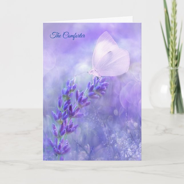 Comfort Poem for the Loss of a Baby Sympathy Card (Front)