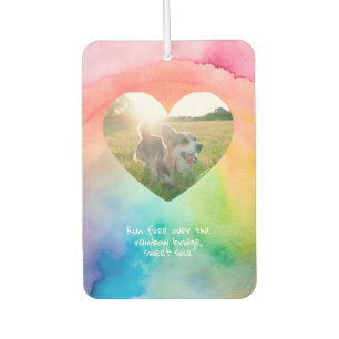 Comfort Remembrance Customisable Pet Sympathy Car Air Freshener