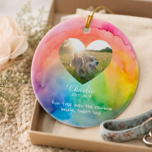 Comfort Remembrance Customisable Pet Sympathy Ceramic Ornament