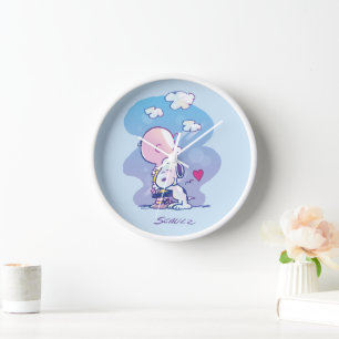 Comfort & Security   Charlie & Snoopy Hug Clock