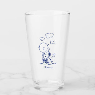 Comfort & Security   Charlie & Snoopy Hug Glass