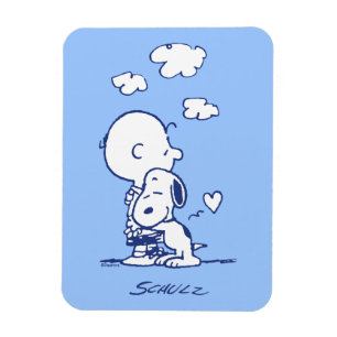 Comfort & Security   Charlie & Snoopy Hug Magnet