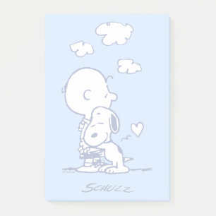 Comfort & Security   Charlie & Snoopy Hug Post-it Notes