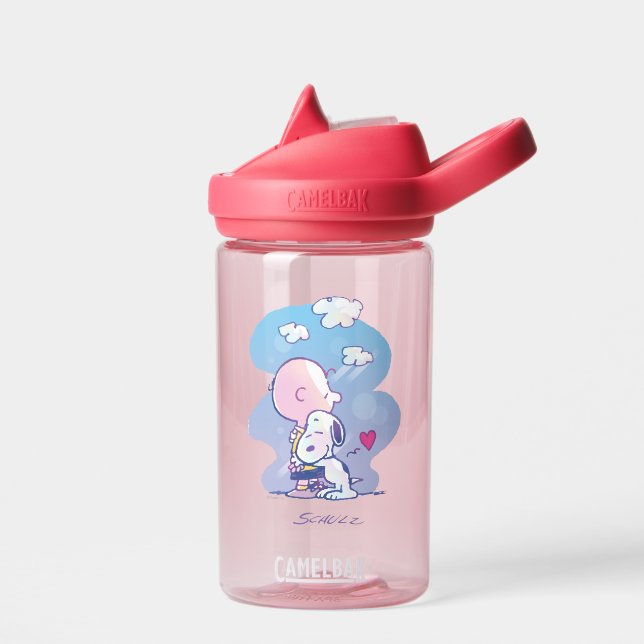 Comfort & Security | Charlie & Snoopy Hug Water Bottle (Left)