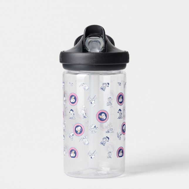 Comfort & Security | Comfort & Security Pattern Water Bottle (Front)