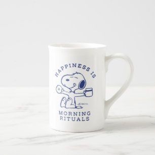 Comfort & Security   Happiness is Morning Rituals Bone China Mug