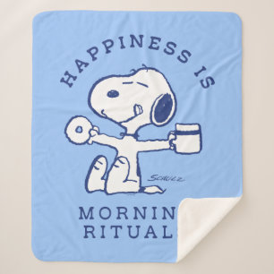 Comfort & Security   Happiness is Morning Rituals Sherpa Blanket