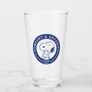 Comfort & Security   Snoopy & Woodstock Hug Glass