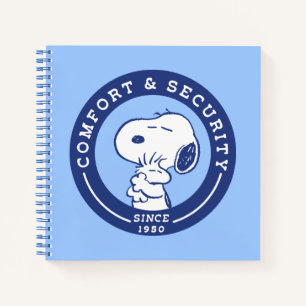 Comfort & Security   Snoopy & Woodstock Hug Notebook