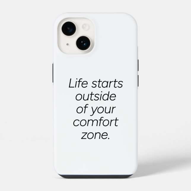 Comfort Zone iPhone Case (Back)
