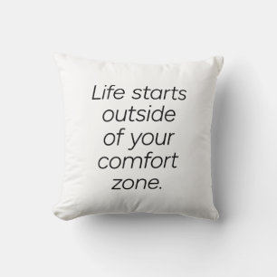 Comfort Zone Throw Pillow