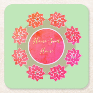 Comfortable and pretty  paper coaster