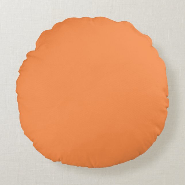 comfortable orange round cushion (Front)