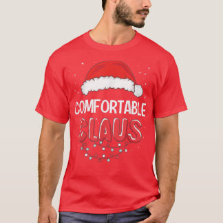 Comfortable Santa Claus Christmas Matching Costume T-Shirt