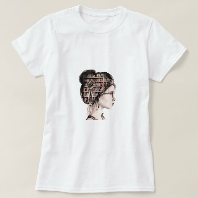  Comfortable women's shirt made of 100% cotton (Design Front)