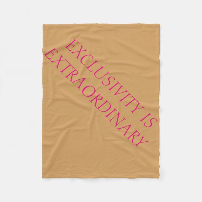 ComfortableFleece Blanket (Front)