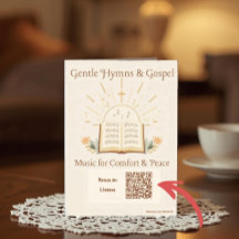 Comforting Gospel Hymns QR Code Playlist Greeting