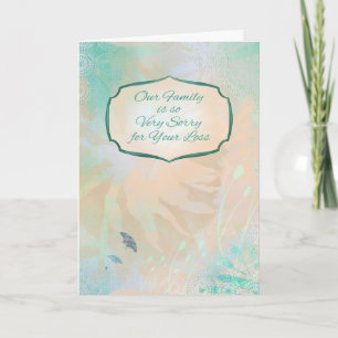 Comfort's Flight Butterflies Sympathy Card