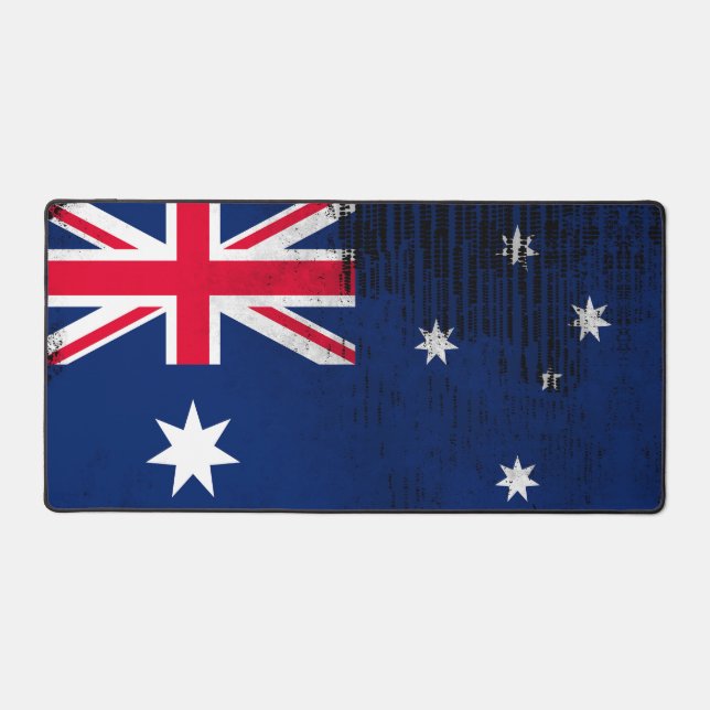 Comfy Gaming Desk Mat - Australian Flag (Front)